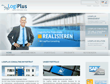 Tablet Screenshot of logiplus.de